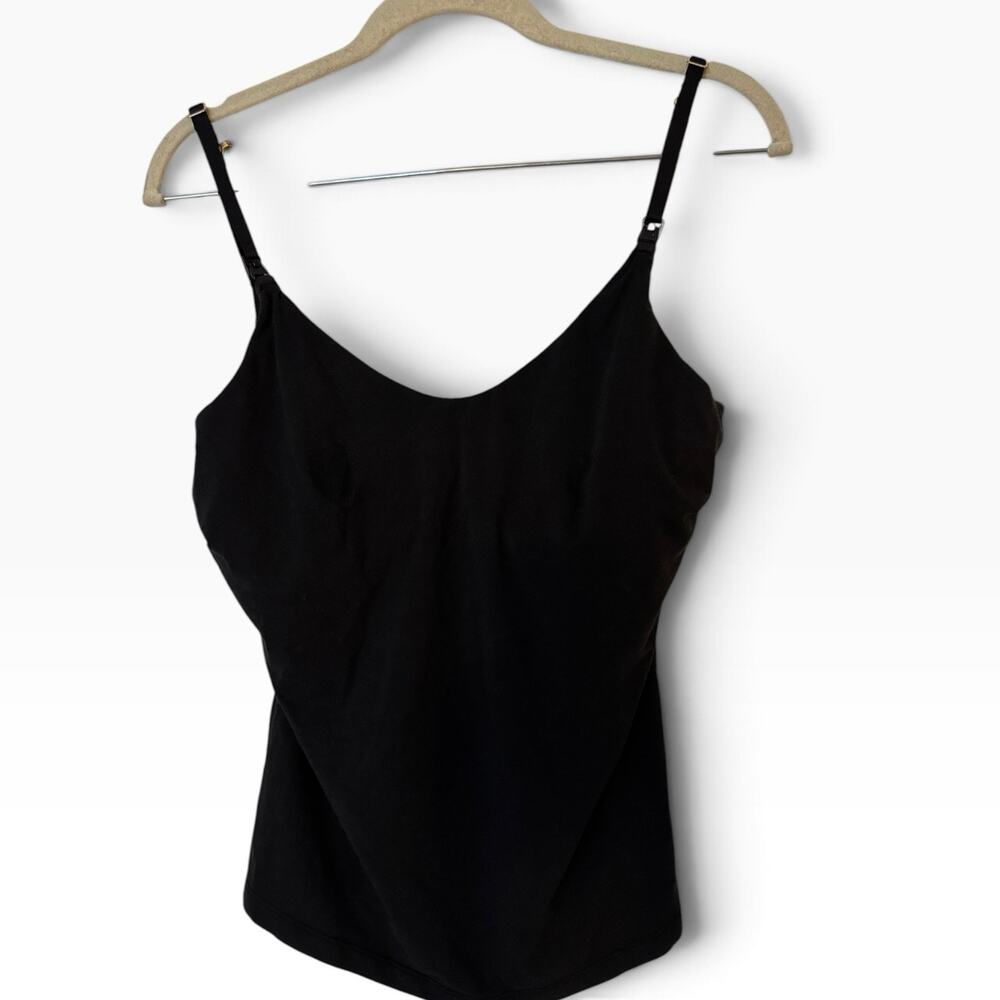 Hatch Maternity Black Nursing Bra Tank Top Women’s Size Medium Pima Cotton